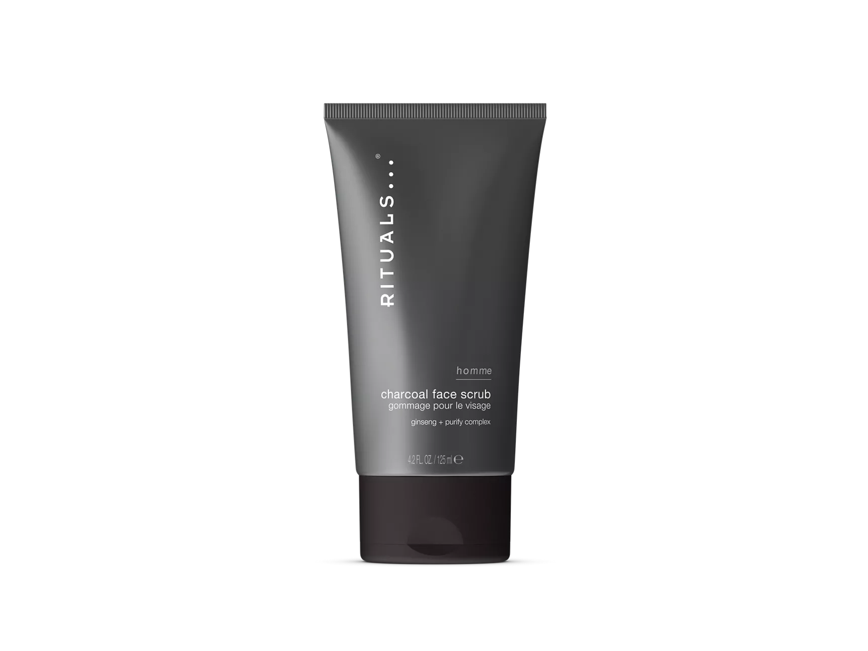 Gommage visage au charbon pour homme