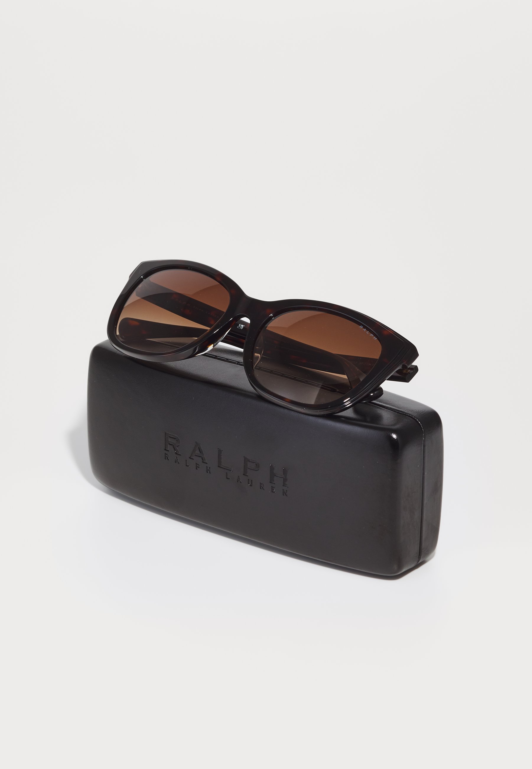 RALPH Ralph Lauren Sonnenbrille - glänzendes dunkles Havanna