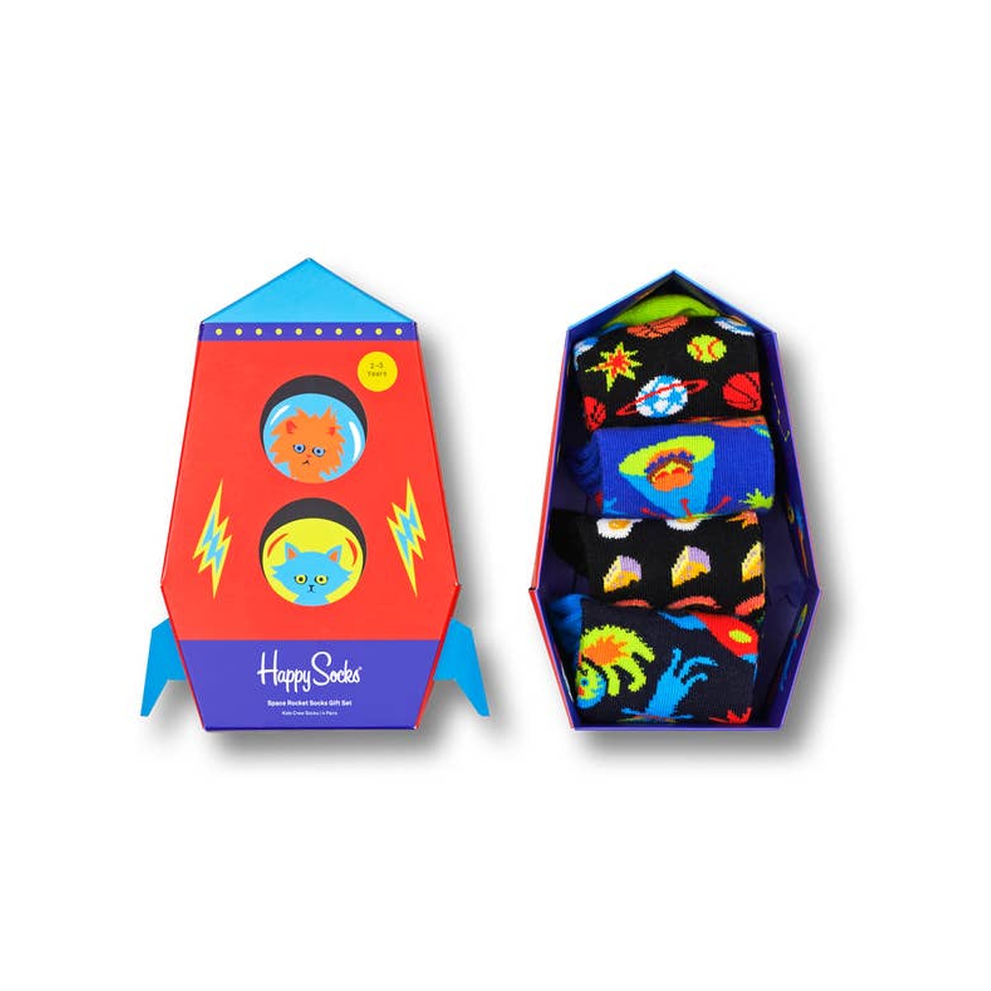  Pakke med 4 pares de calcetines Kids Space S gavesæt