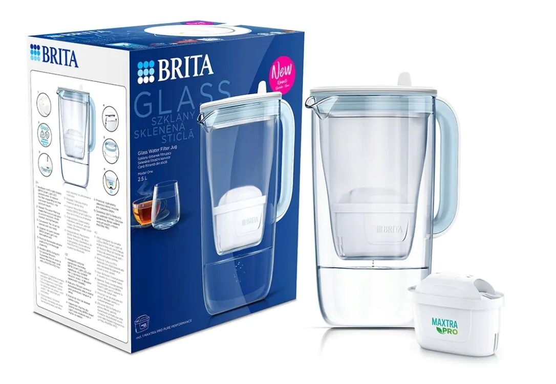 Brita Glass + Maxtra Pro Pure Performance Szklany dzbanek z filtrem + wkład