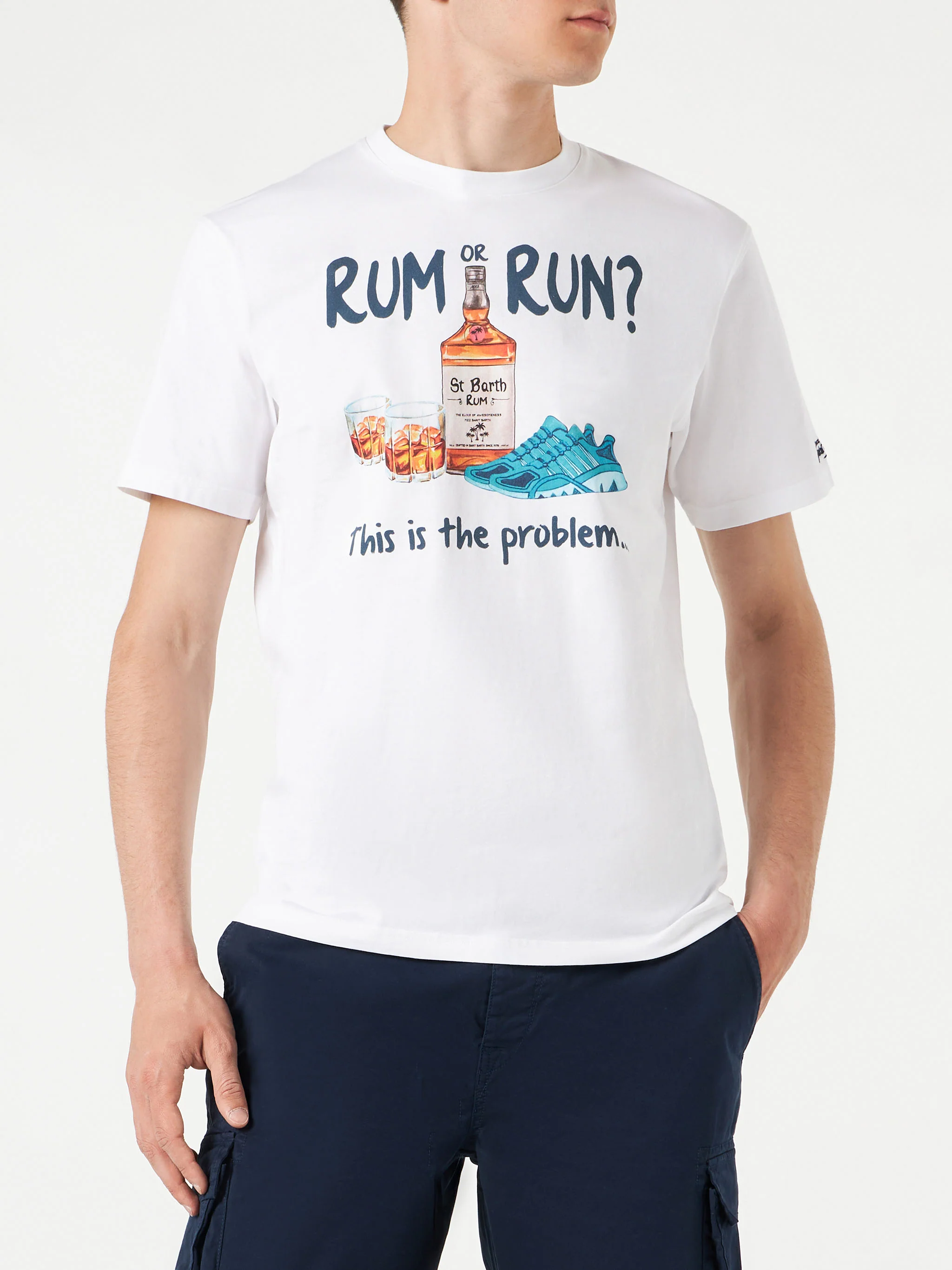 Man White T-Shirt | 