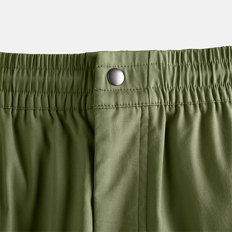 Pantalon en sergé à jambes droites pour homme, taille 28 pouces - OLIVINE FONCÉE