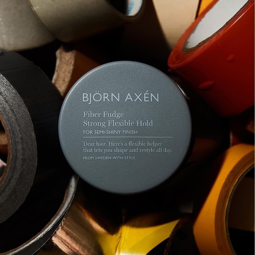 BJÖRN AXÉN Hair Wax Fiber Fudge Strong, flexible hold – 80 ml