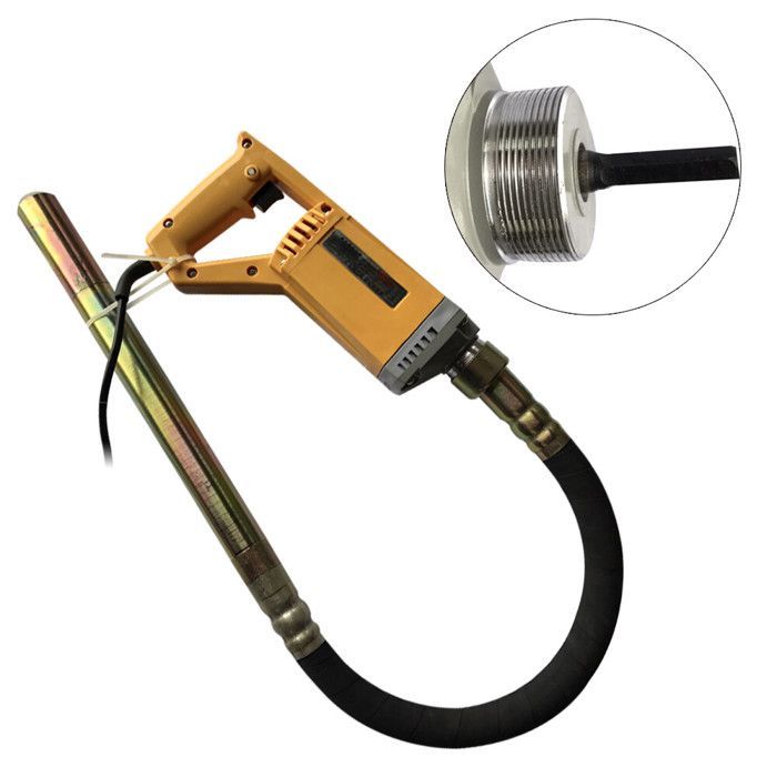 Small 850w Concrete Mixer, 35mm Concrete Vibrator Needle, Portable Electric Concrete Vibrator