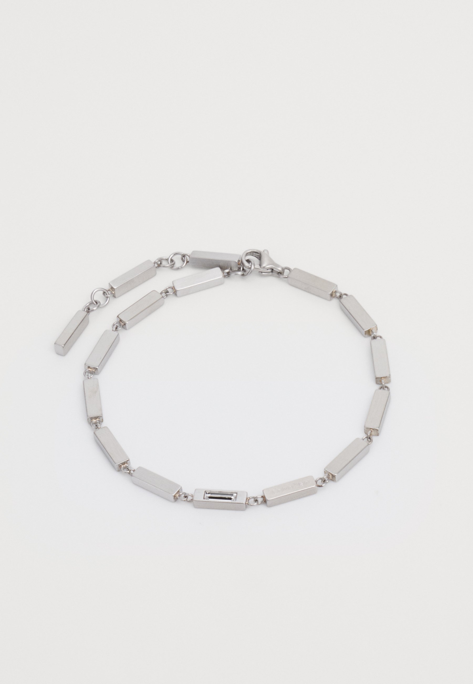 Calvin Klein ESSENTIAL LINKS - Armband - zilverkleurig