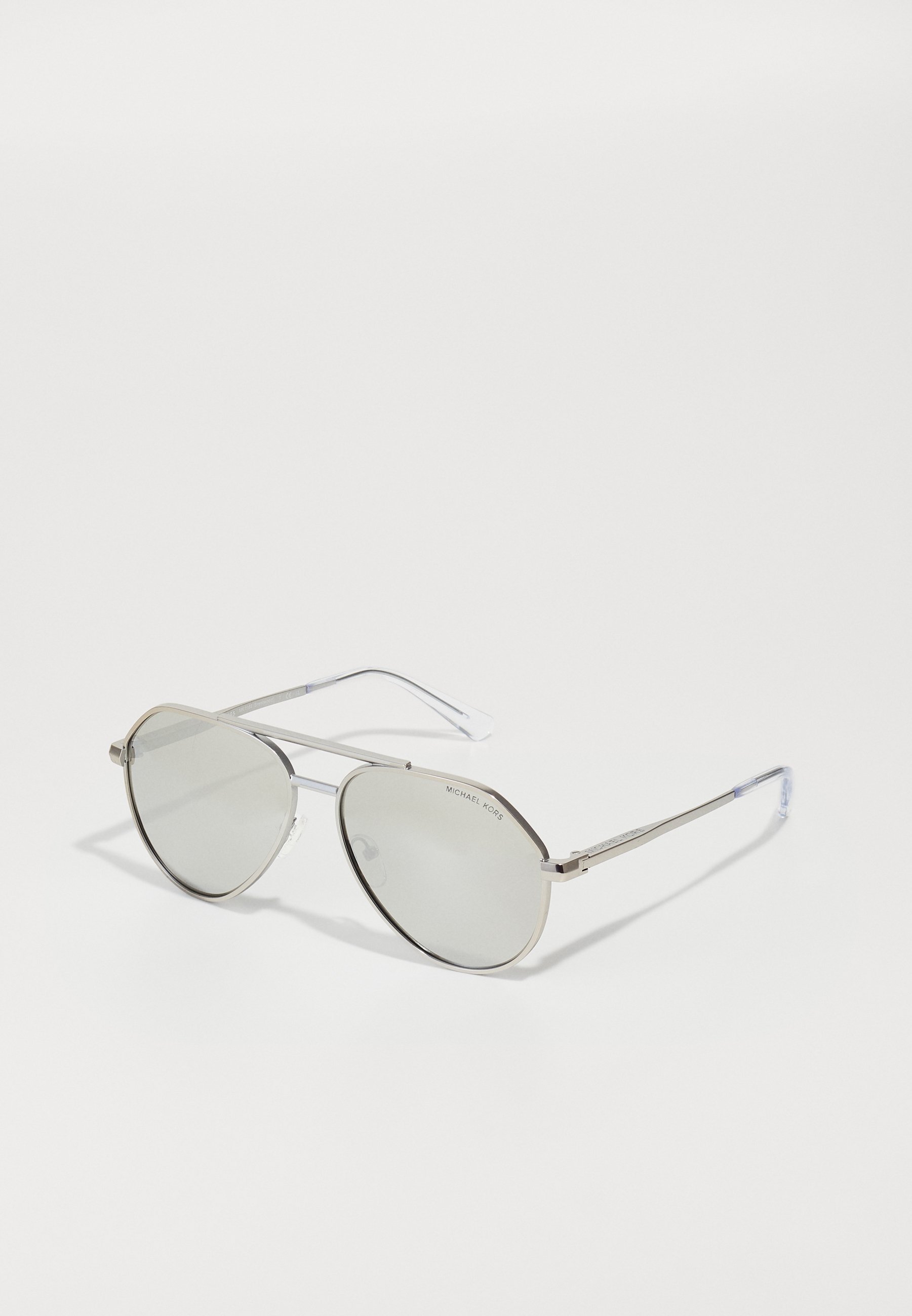 Michael Kors BRENTWOOD - Zonnebril - mat zilverkleurig