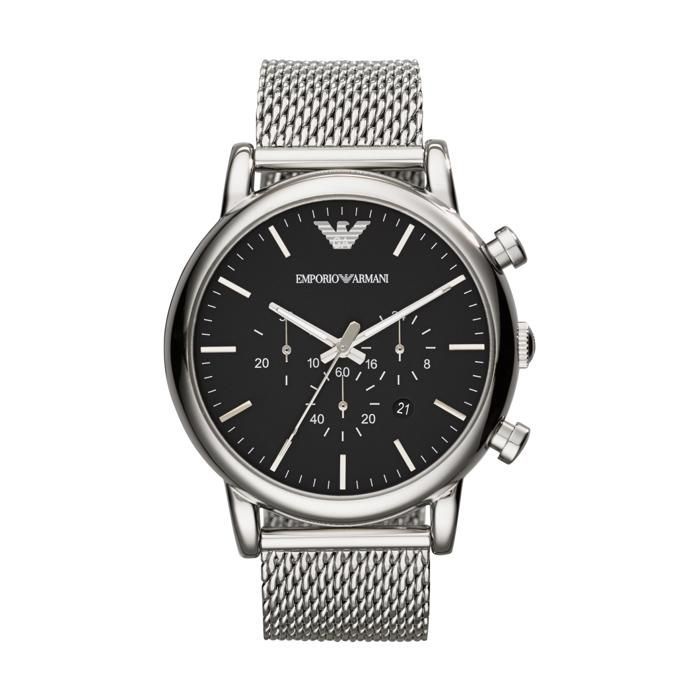 Herenhorloge - EMPORIO ARMANI - AR1808 - 5 ATM waterbestendig - Quartz - Mineraalglas