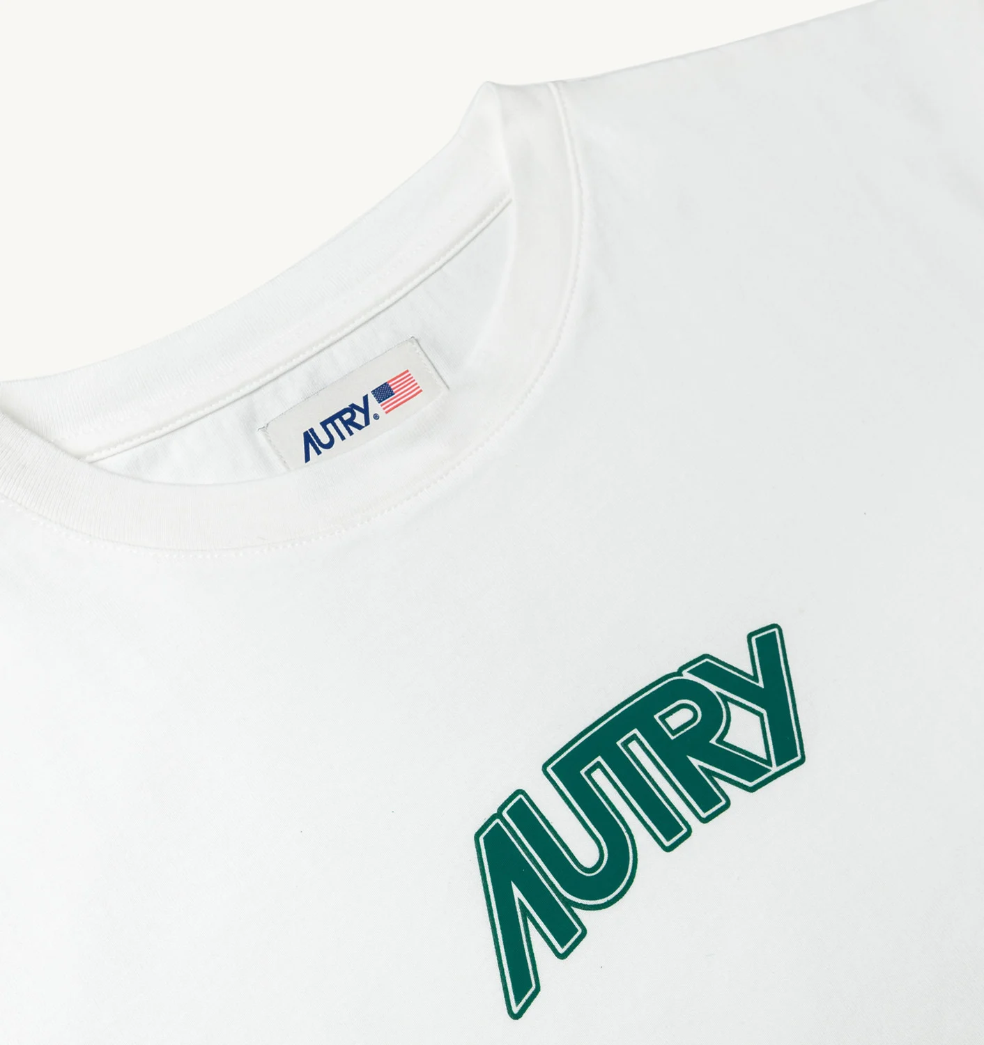 TRICOU ALB DIN JERSEY DE BUMBAC