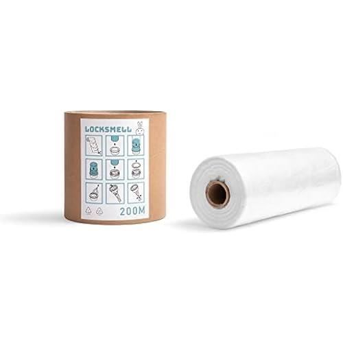Bolsa para pañales LOCKSMELL - Compatible con Tommee Tippee Sangenic - Verde - 200 m
