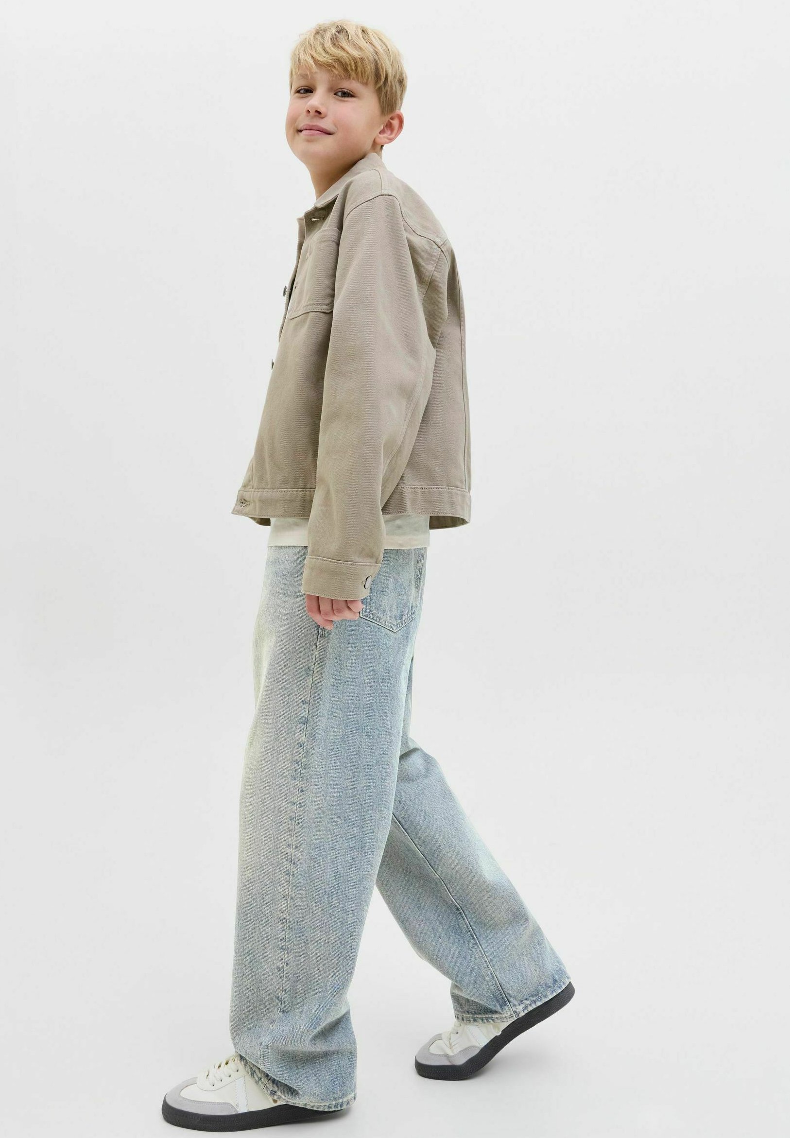Jack & Jones Junior IALEX ORIGINAL - Relaxed fit jeans - blue denim
