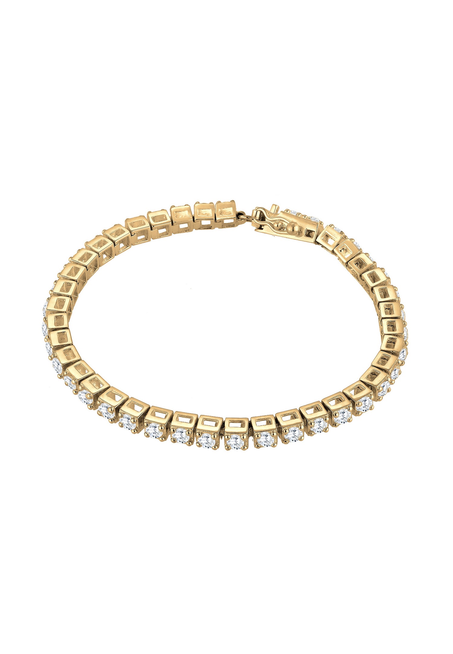 Elli PREMIUM Femmes avec zirconium dans le bracelet de tennis tendance en argent sterling 925