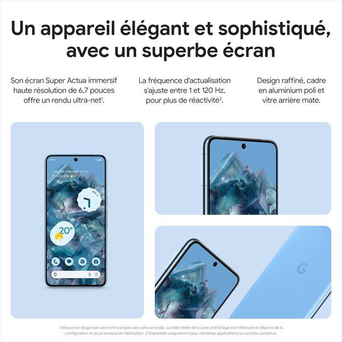 Google Pixel 8 Pro 6.7” Smartphone Android 5G Versión Internacional Triple Cámara Dual SIM (SIM + eSIM) 128GB Negro