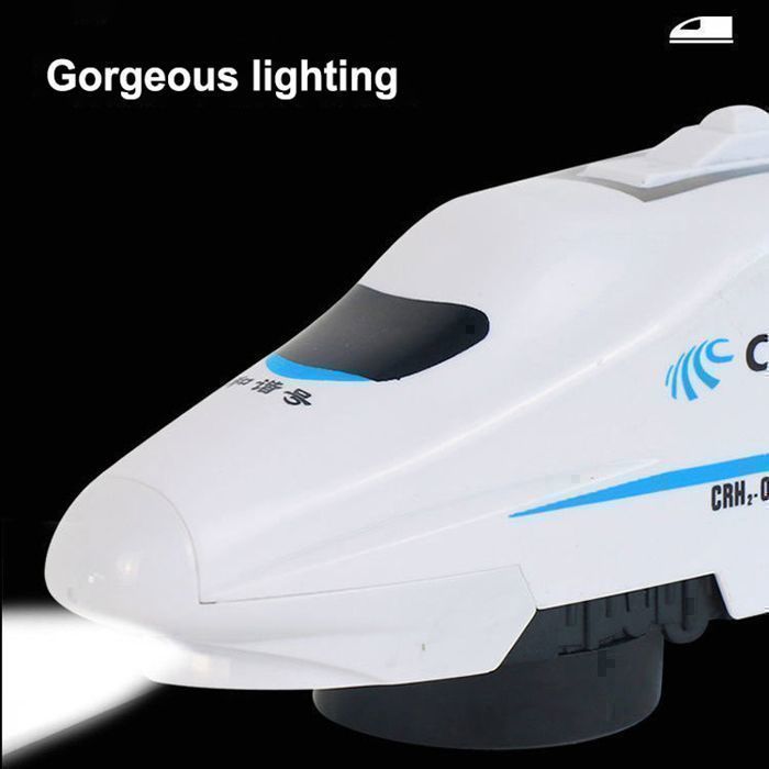 High-Speed Electric Train - 2 Locomotives - 3 Wagons - Educational Toy - Tiducel®