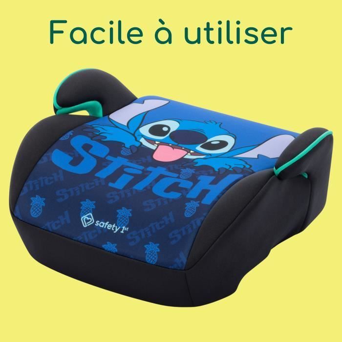 Cadeirinha Auto de Elevação SAFETY 1st Disney© Star Plus i-Safe Stitch, Grupo 3, com Cinto de Segurança, 6 a 10-12 Anos (36kg), Stitch Clássico