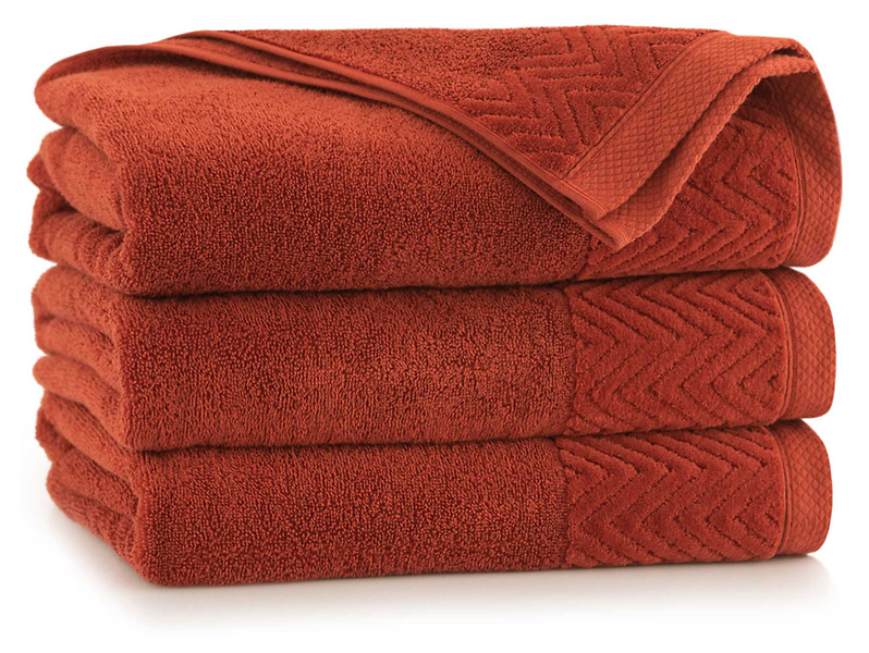 Ręcznik do rąk Toscana 30x50 cm miedziany