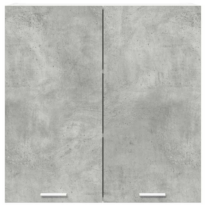 Wall-mounted kitchen cabinet - vidaXL - Riga - Concrete grey - 80x31x80 cm - Engineered wood - Large storage space