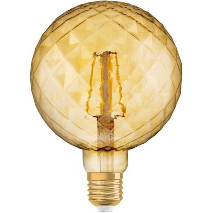 Ampoule Pinecone LED OSRAM Clair filament OR - Edition 1906 - E27 - 5W = 40 - Blanc Chaud