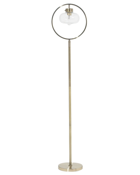 Lampa stojąca metalowa 165cm złota