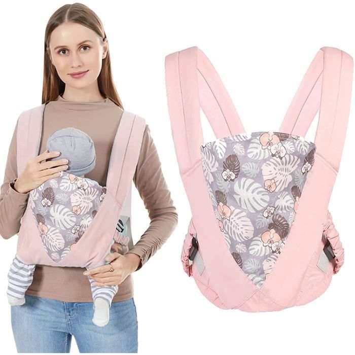 Babytrage für Neugeborene bis Kleinkinder (3,6-20 kg), Rosa
