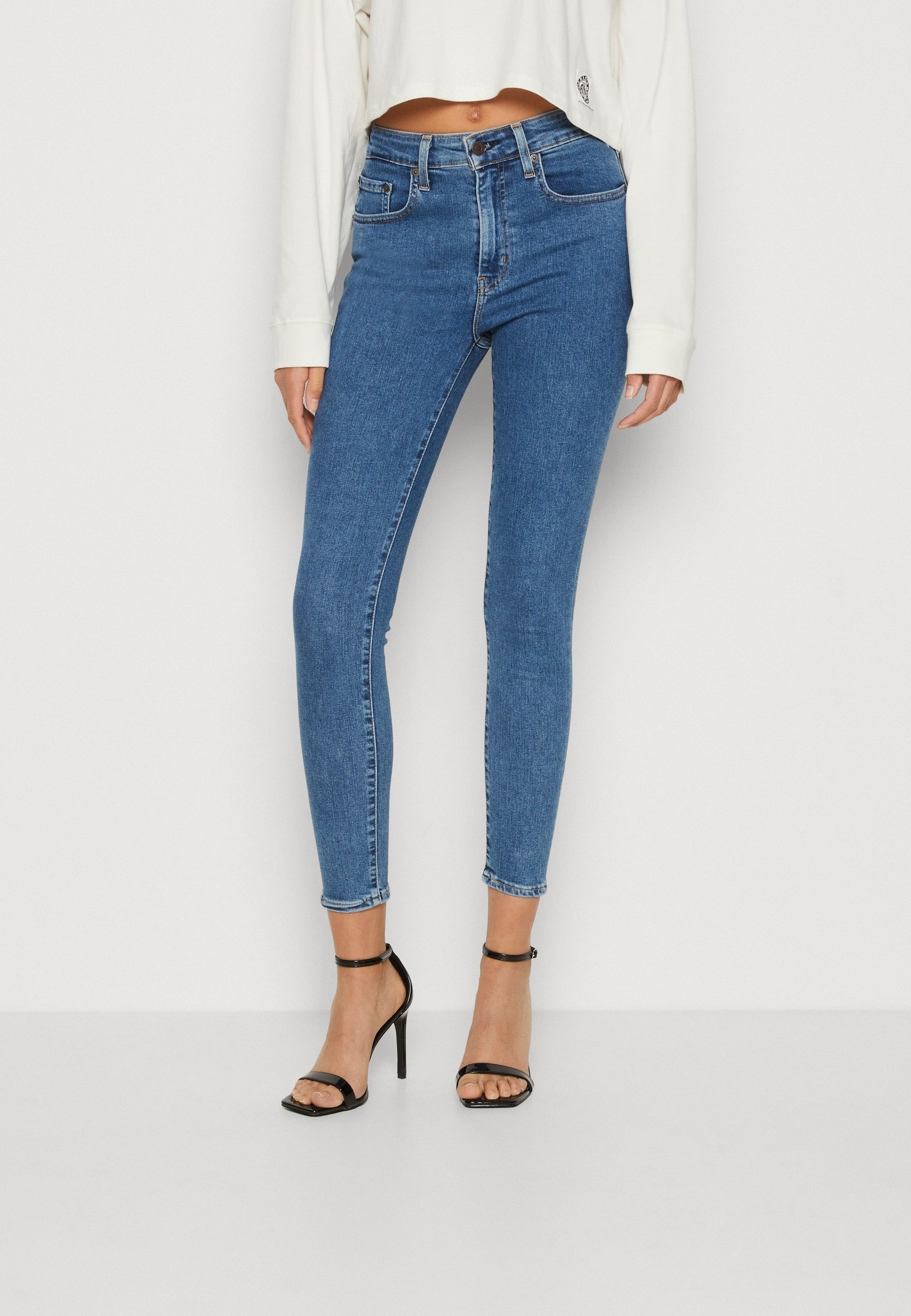 Levi's® Rifle Skinny Fit - modrý denim