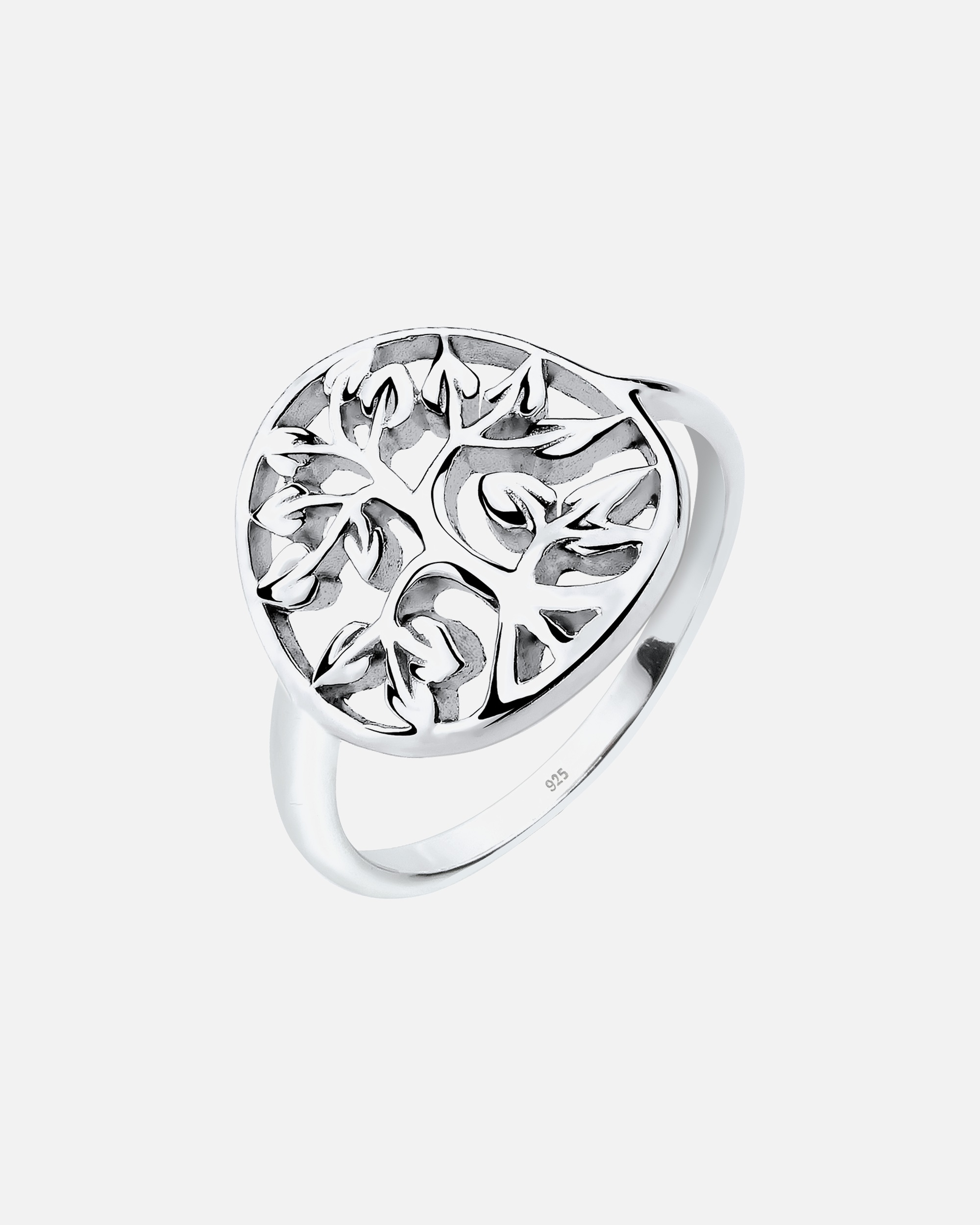 Elli Femmes Symbole Arbre de Vie Floral en Argent Sterling 925