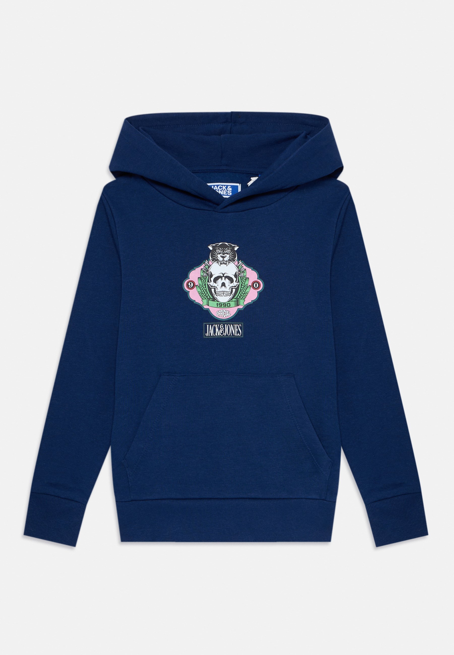 Sweat-shirt à capuche Jack & Jones Junior JOSKULL NATURE - grotte océanique