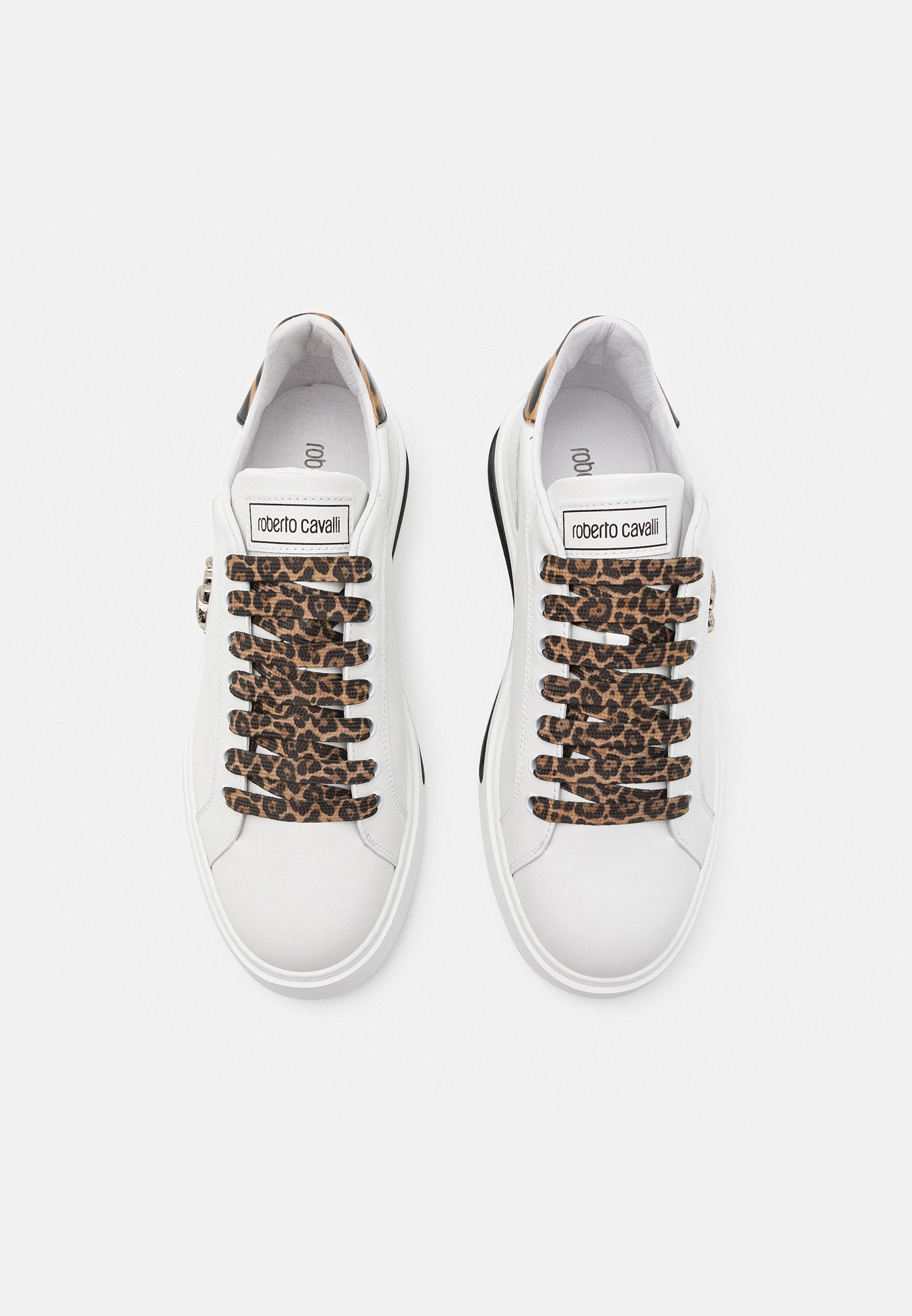 Roberto Cavalli NOVAK LOGO - Scarpe da ginnastica - bianche