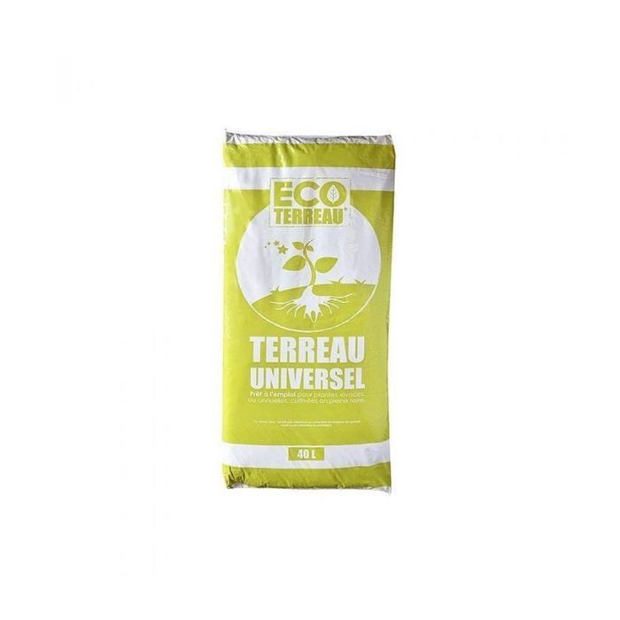 Substrato universal 100% natural e econômico para vasos de flores e arbustos, em sacos de 30 x 40 litros.