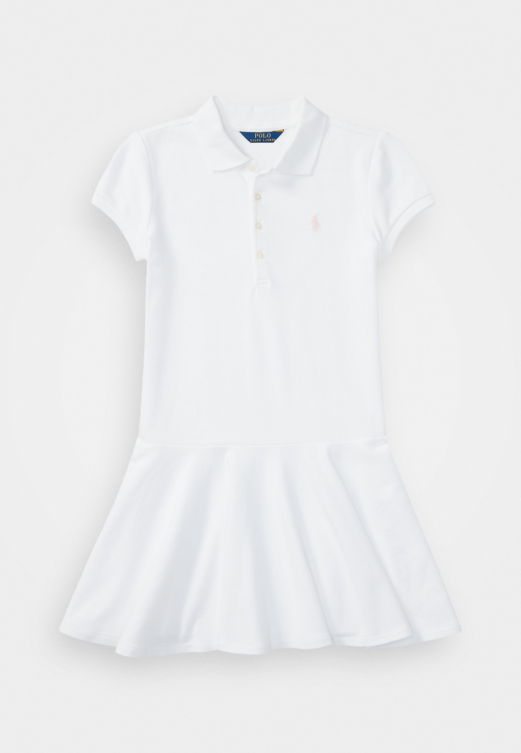 Abito polo in rete elasticizzata Polo Ralph Lauren - Abito da giorno - bianco