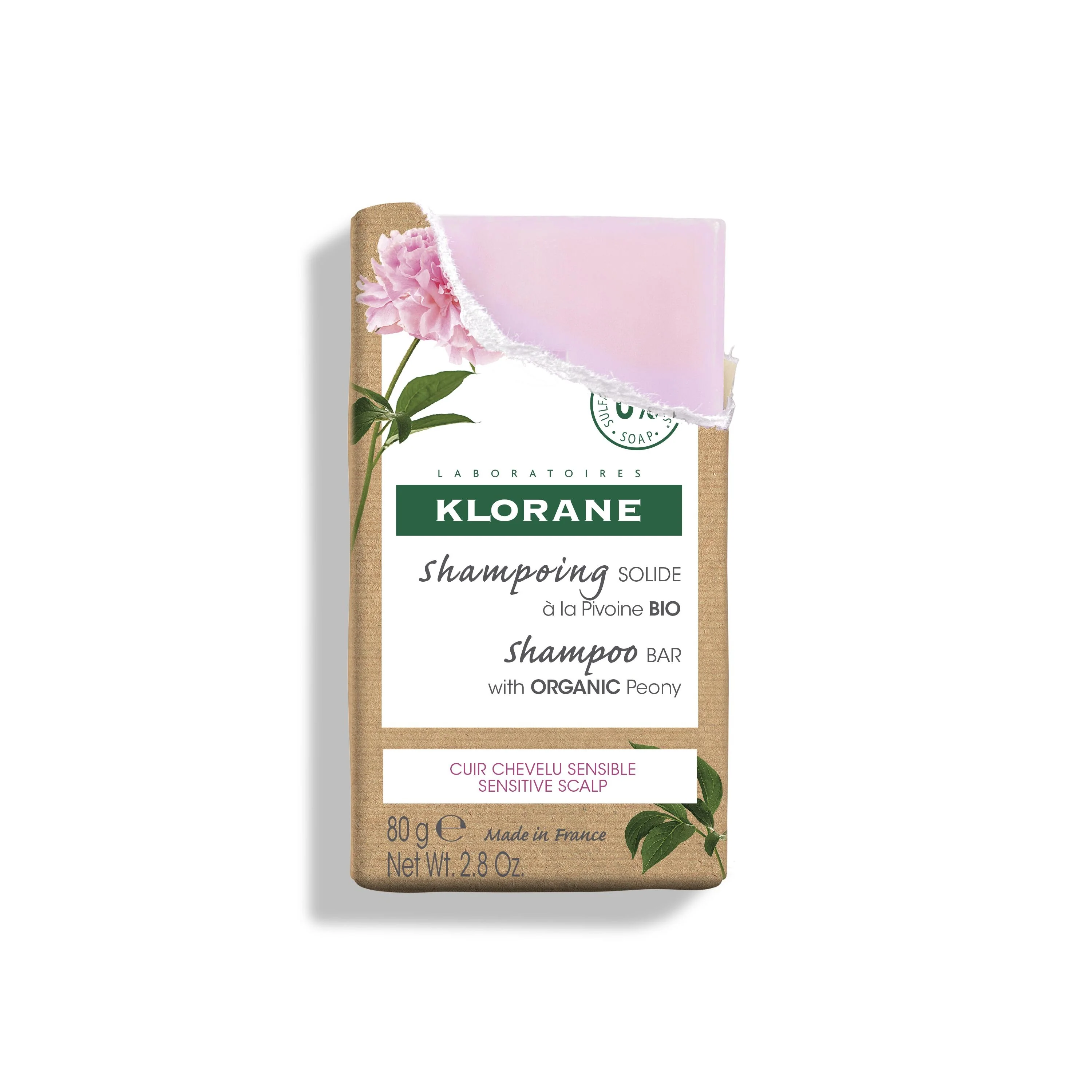 Peonia Shampoo solido lenitivo - Shampoo Delicato