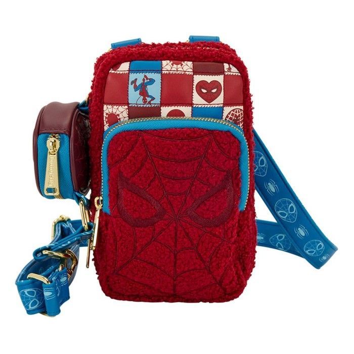 Loungefly - Marvel - Bolso bandolera para teléfono móvil con monedero de Spider-Man de Loungefly