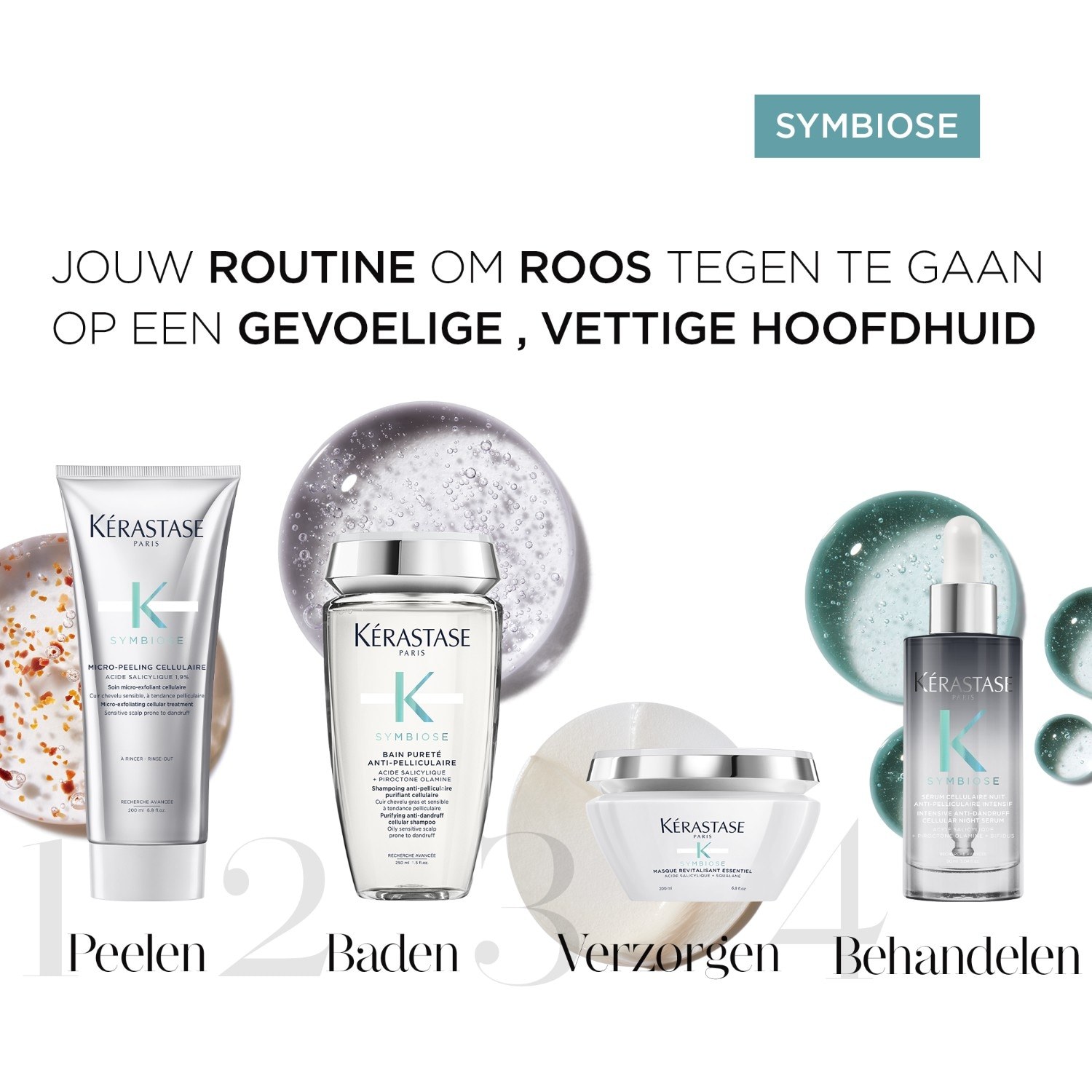 Kérastase galvas ādas pīlings Symbiosis Micro-Peeling Cellular - 200 ml