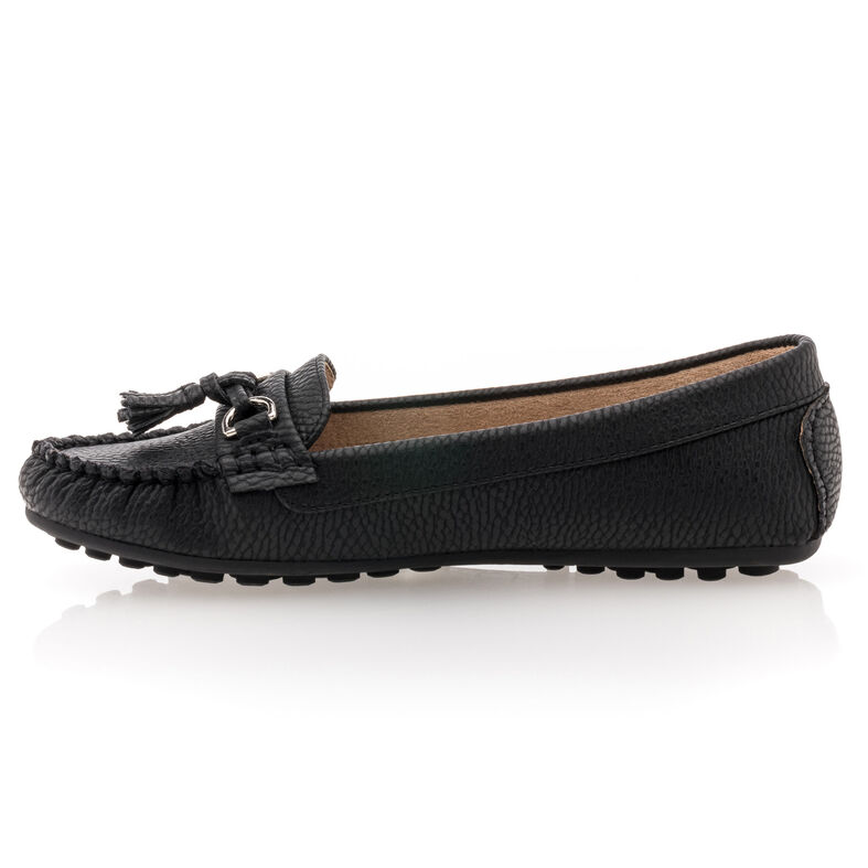 Svarta loafers/båtskor för kvinnor