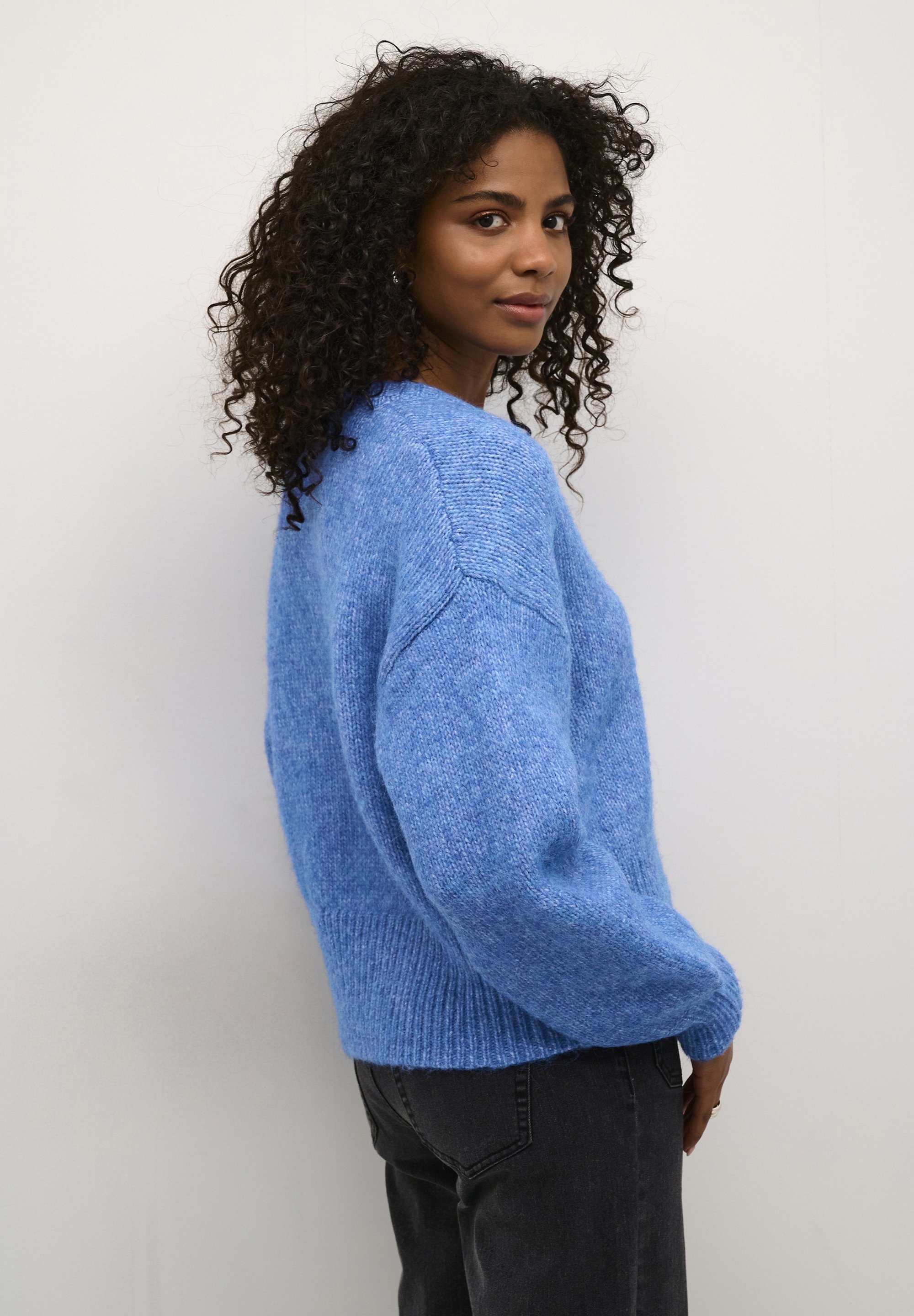 Kaffe TRINA LS - Jumper - ebb and flow melange
