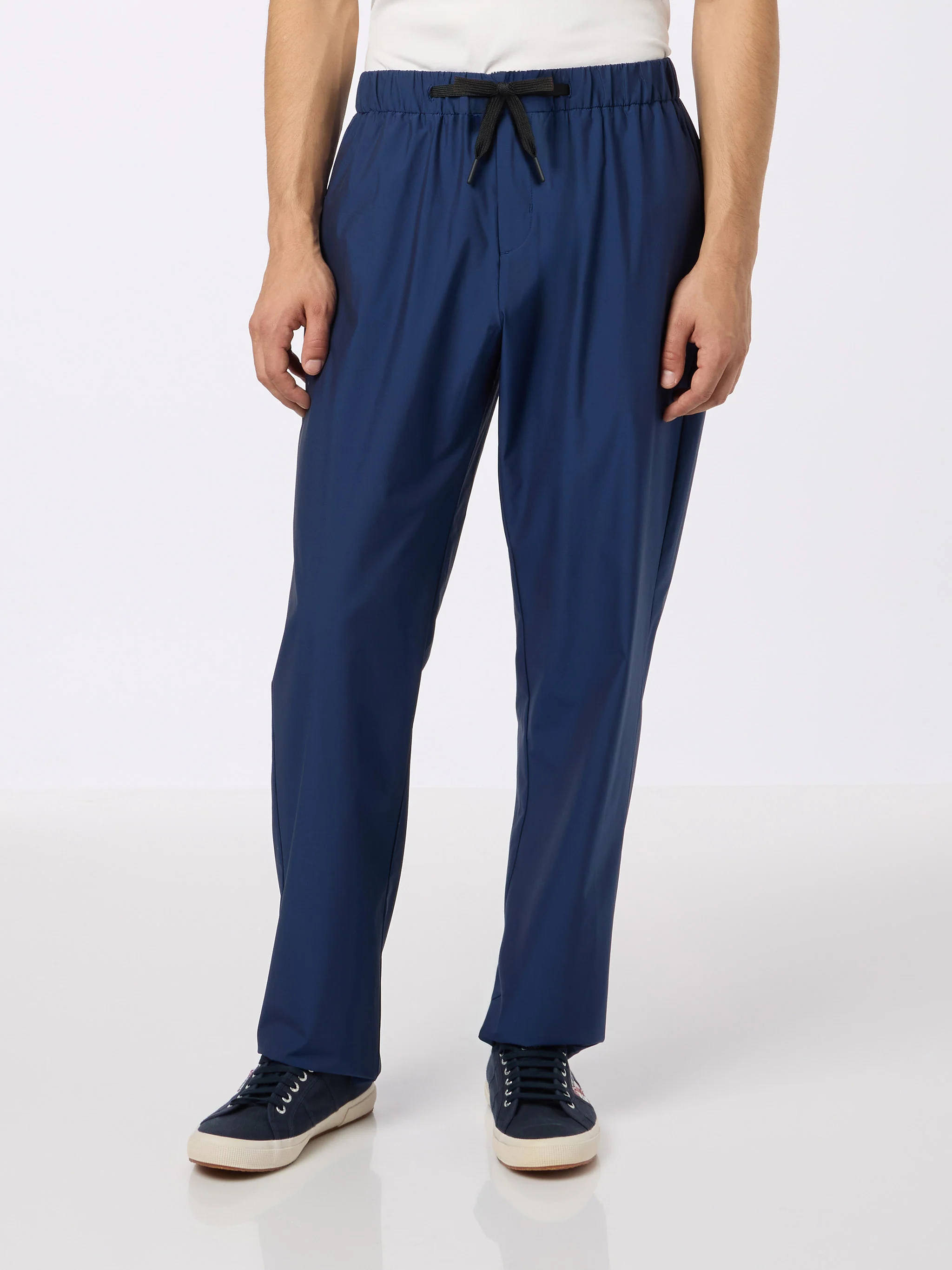 Casual da uomo Porter blauwe marineblauwe broek