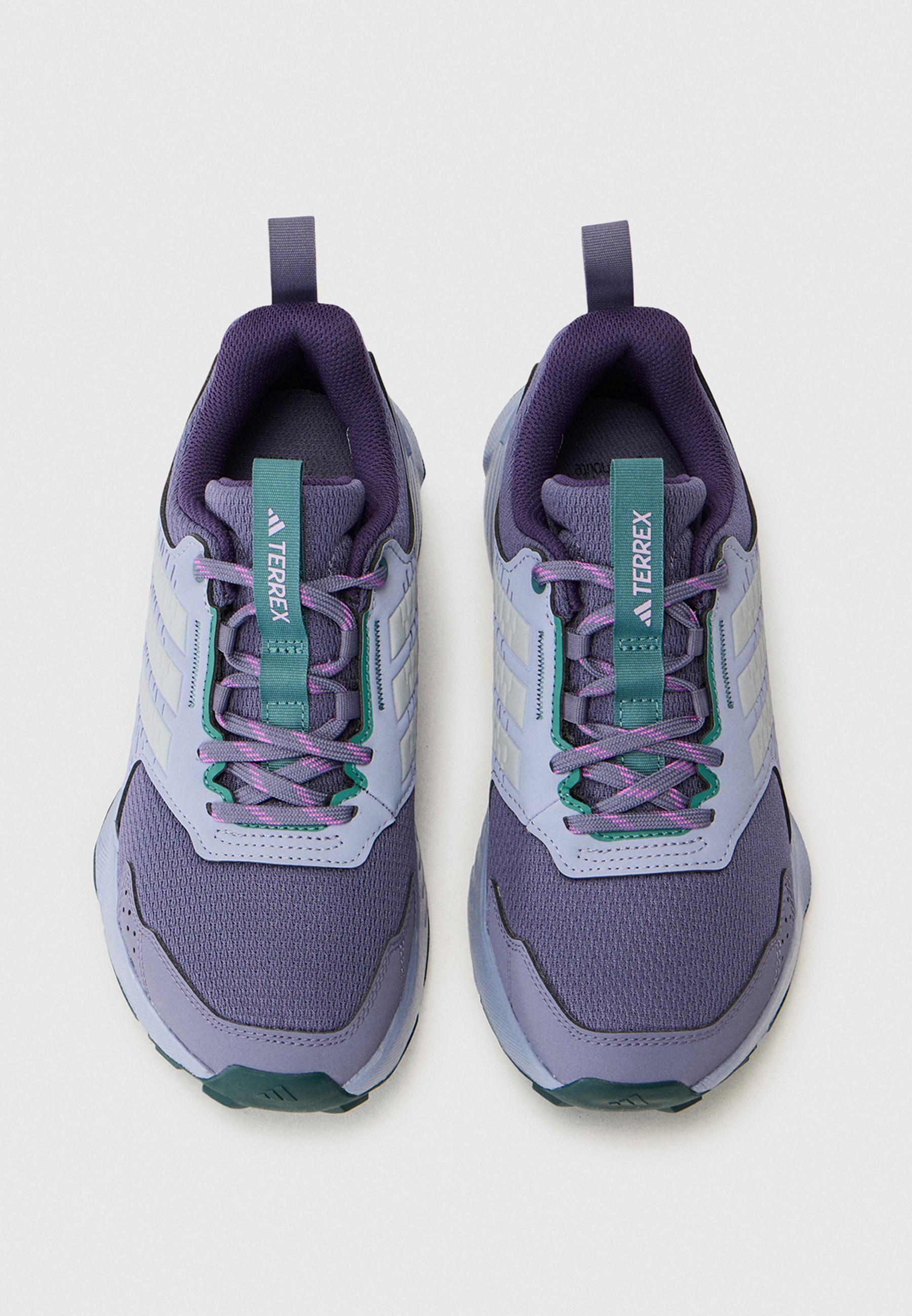 Adidas Terrex TRACEFINDER 2 - Wandelschoenen - tweedehands paars/glory grey/tweedehands teal