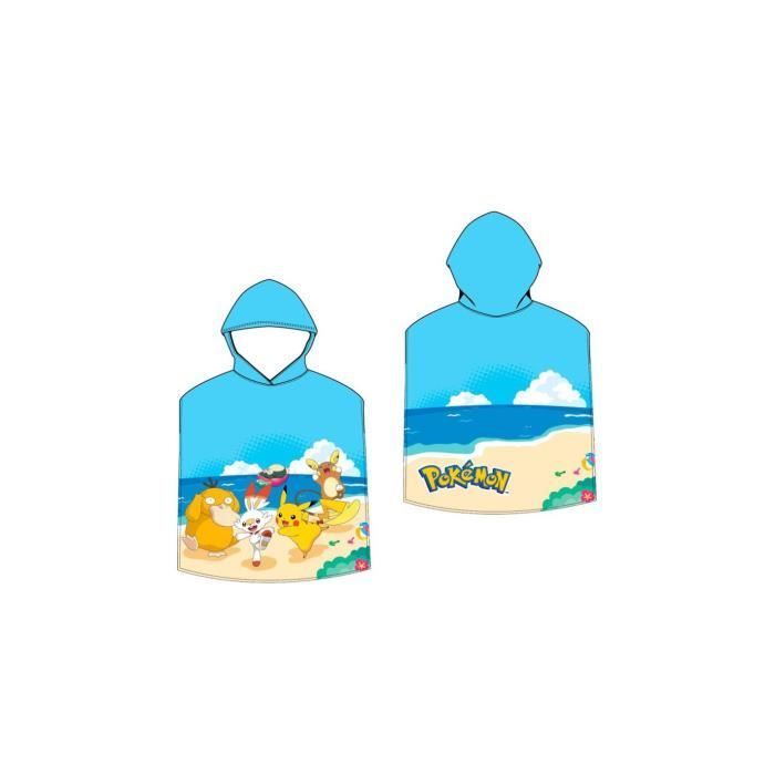 Capa de baño Pokémon - SAHINLER - Unisex - Infantil - 24 meses - 2 años - Blanco - 50 x 100 cm - Poliéster