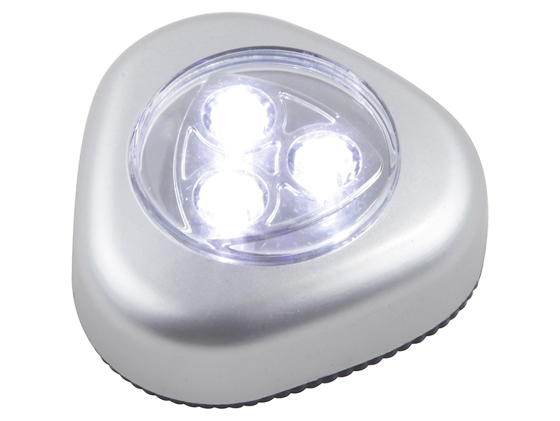 Latarka meblowa Flashlight z zimną barwą światła srebrna