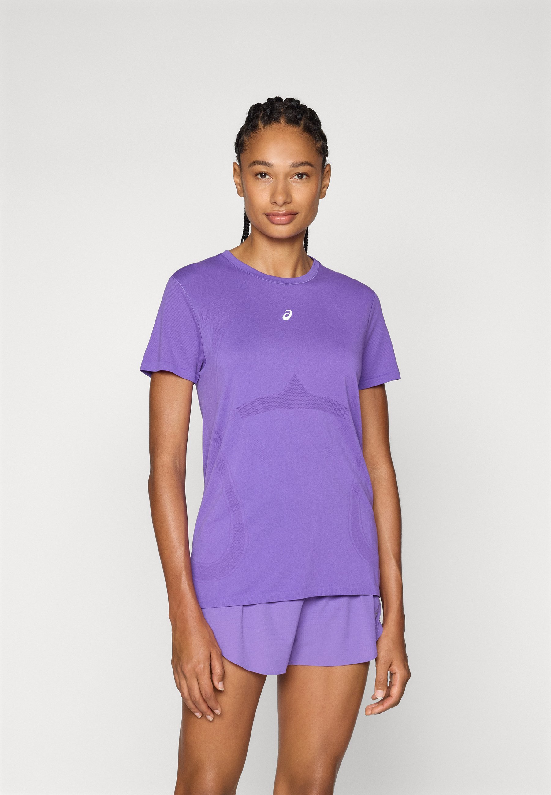 T-shirt de sport ASICS SEAMLESS TOP - Violet edo