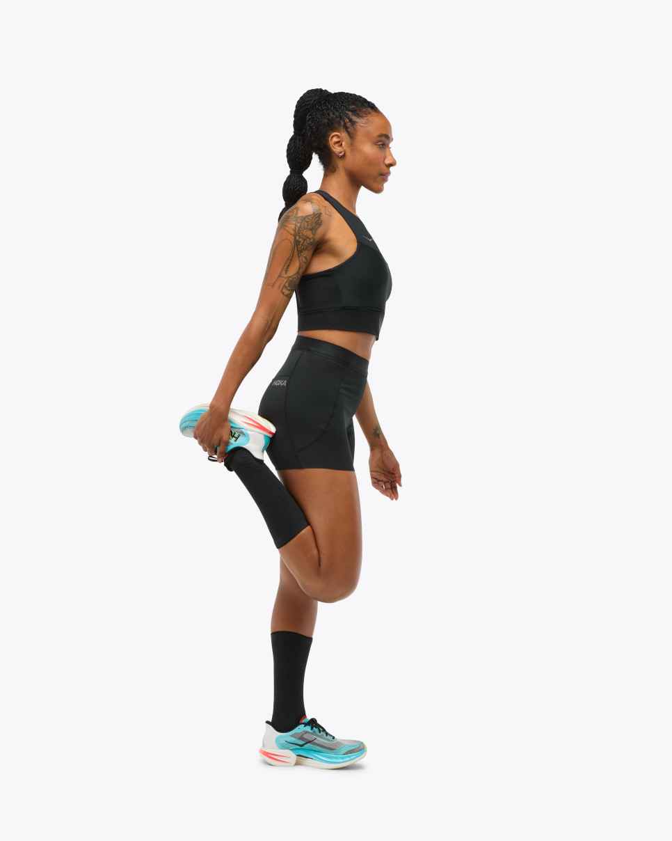 HOKA Novafly 3-laags gebreide korte broek zwart