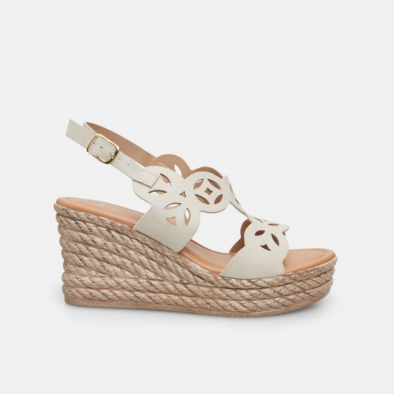 Sandały damskie BATA na koturnie 8 cm