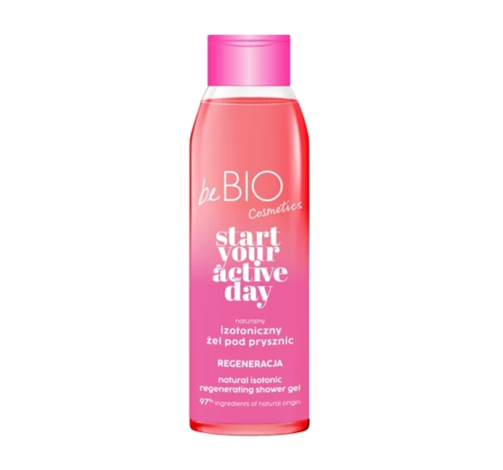 Bebio Start Your Active Day naturalny izotoniczny żel pod prysznic regeneracja 400 ml