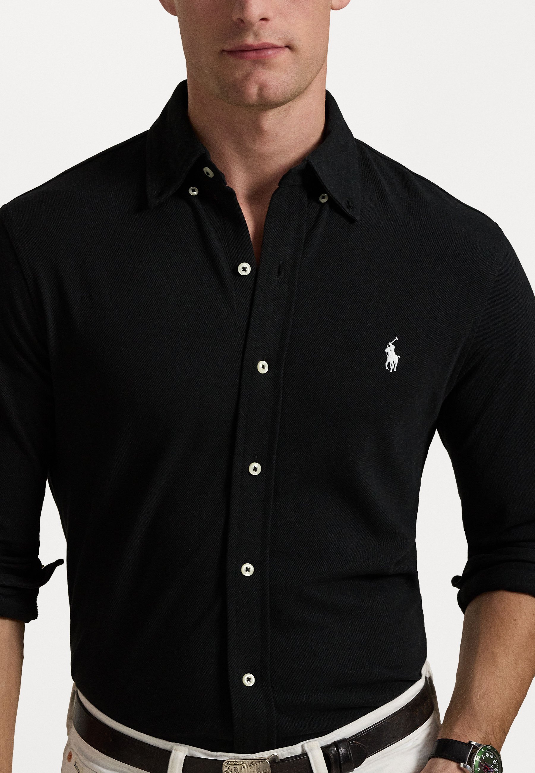 HEATHER HEATHER SHIRT - Košile - black