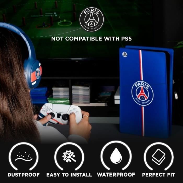 Cover protettiva - KONIX - PSG - PS5 Slim - Silicone - Antiurto - Antigraffio - Blu