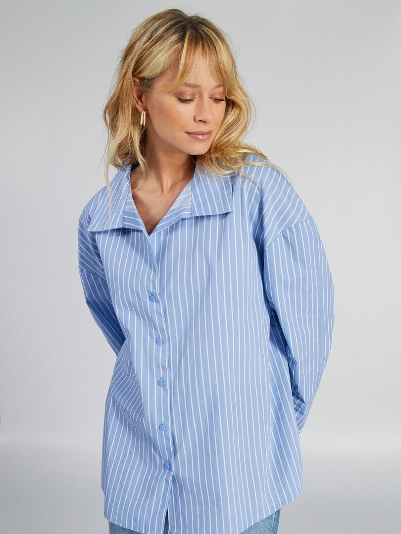 Blouse - BLAUW