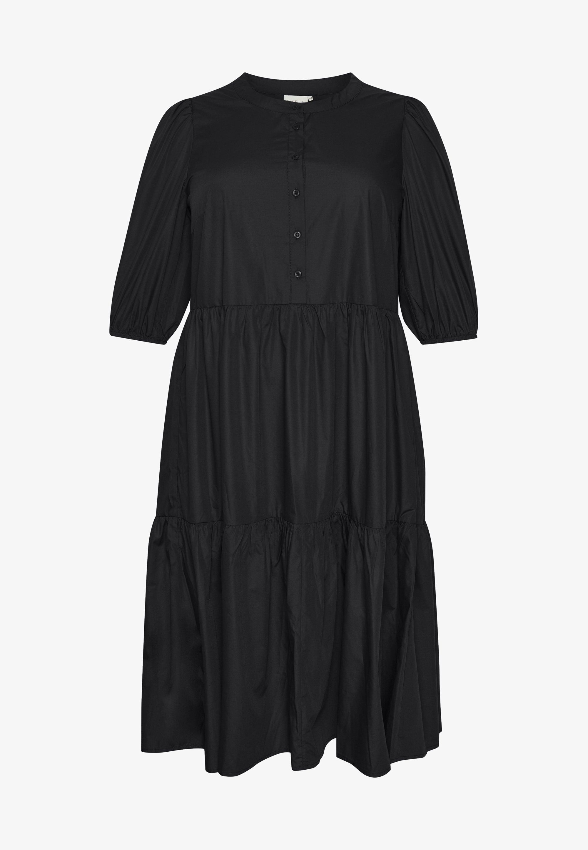 Robe-chemise Kaffe Curve - noir chiné