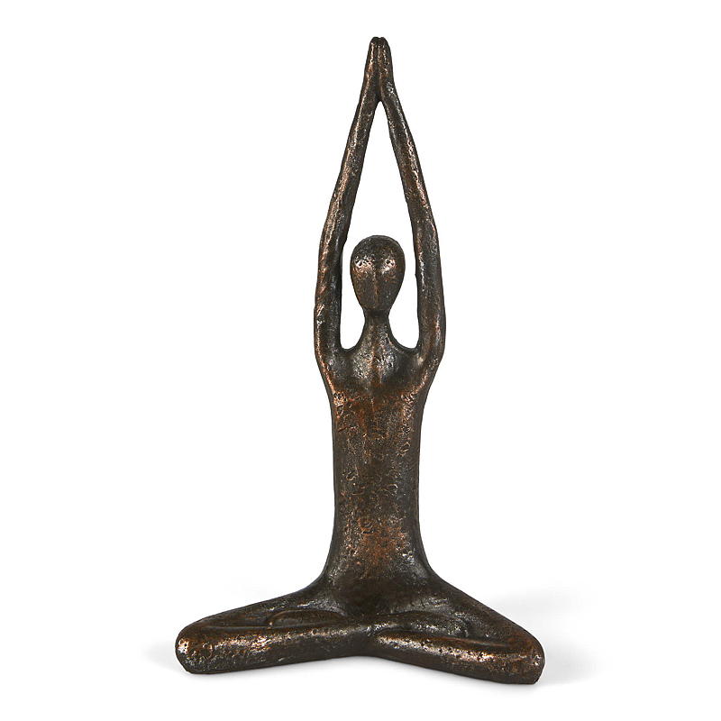 Hjem Yogafigur bronsefinish