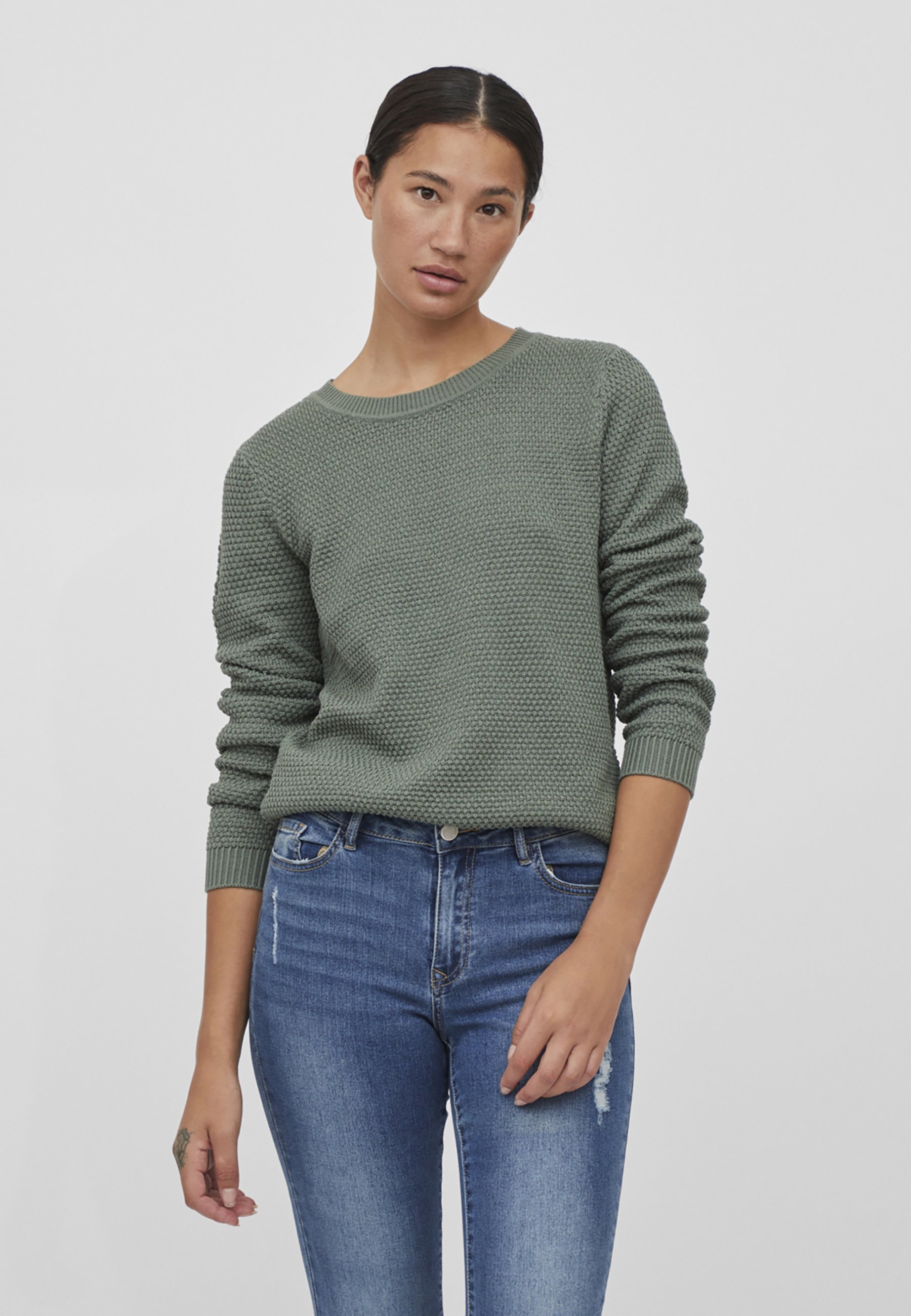VILA VIDALO O-NECK L/S - NOOS - Maglione - corona d'alloro