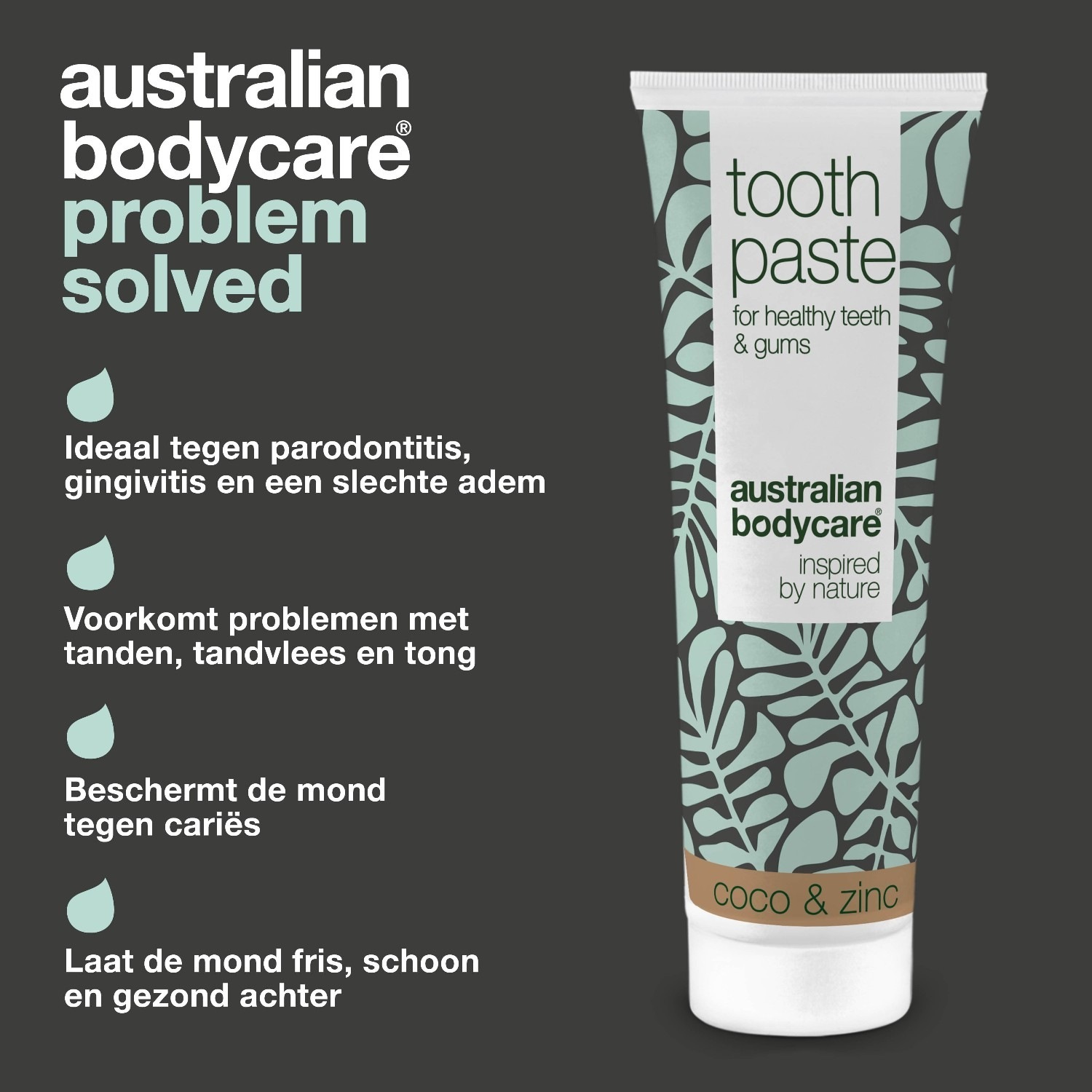 „Australian Body Care“ kokosų dantų pasta – 75 ml