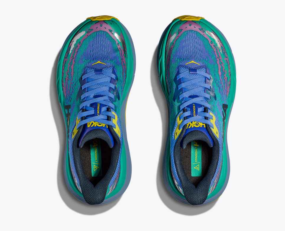 HOKA Stinson 7 Blu Virtuale / Verde Tecnico